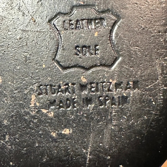 Stuart Weitzman GigiRitz satin open toe bow pump, brown, 6.5 - Picture 11 of 12